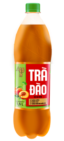 Trà có ga hương đào - TOP UP 48H